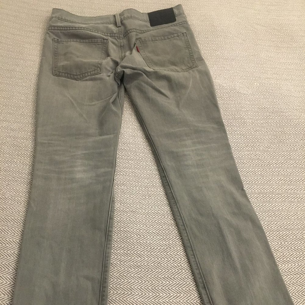 Grey Levi Strauss Strauss Straight-Leg Jeans